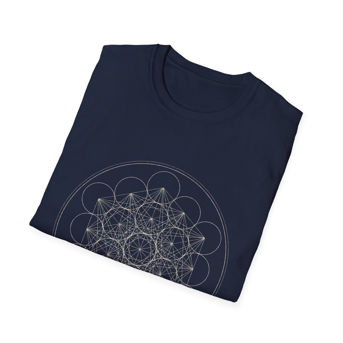 Metatron's Cube T-Shirt — Sacred Geometry Line Art Tee