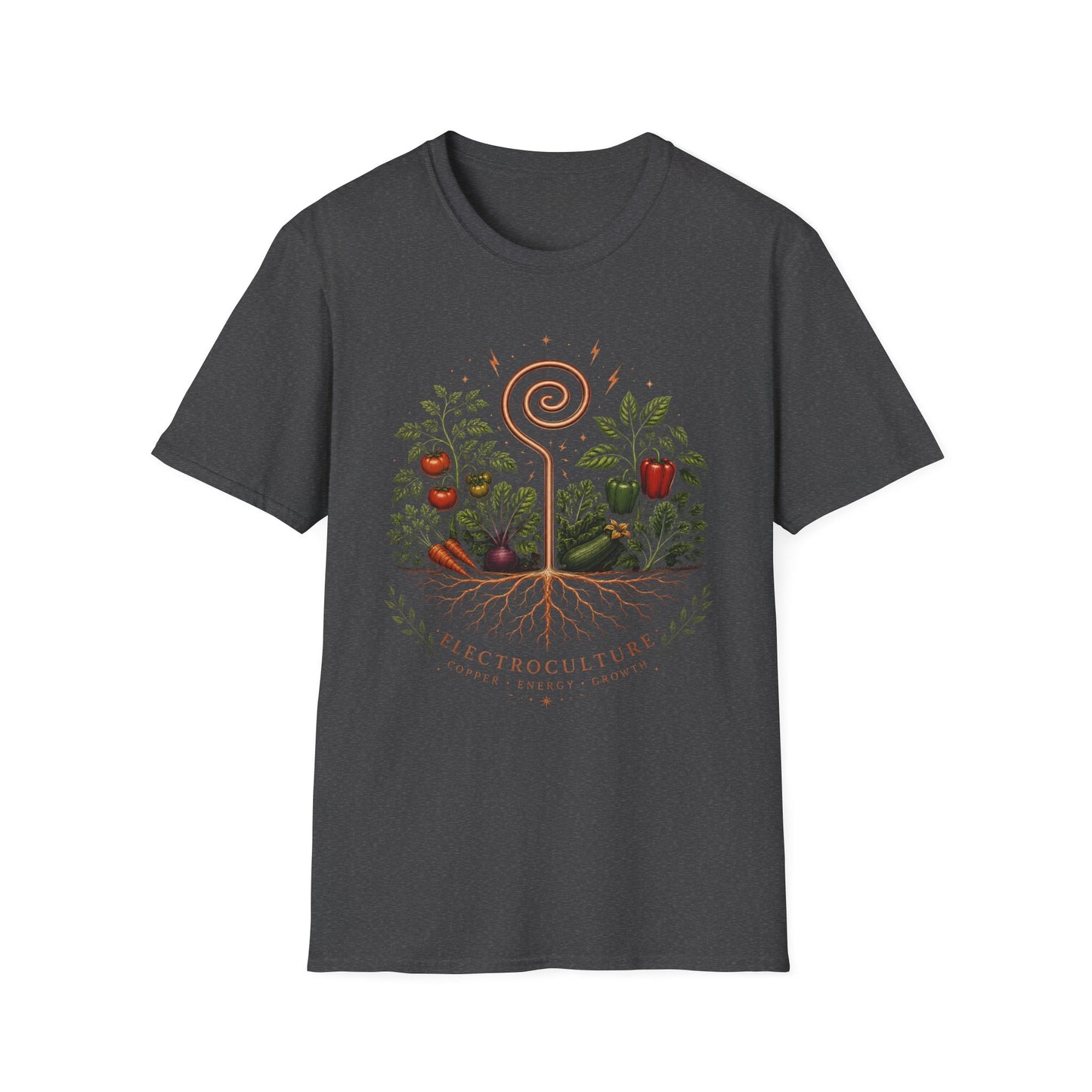 Garden Magic T‑Shirt — Whimsical Spiral Plant Design (Grow Through Anything)