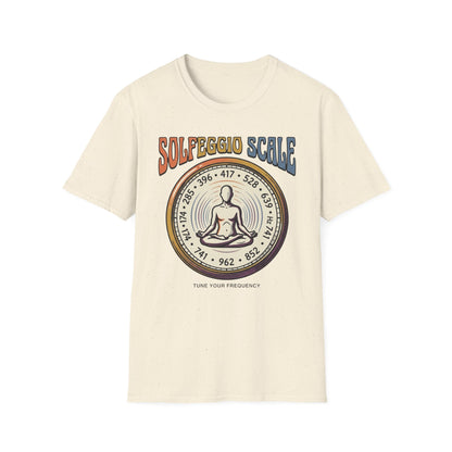 Solfeggio Scale T-Shirt — Chakra Healing Frequencies Tee