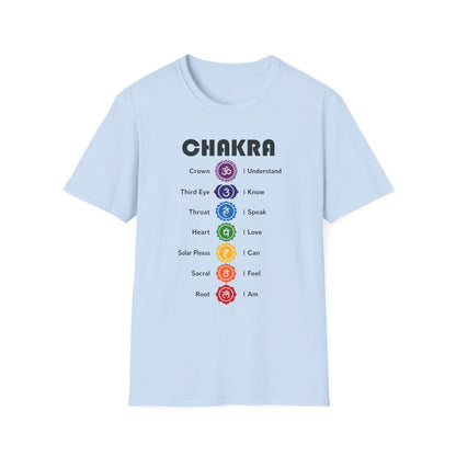 Chakra T-Shirt — Colorful 7 Chakra Alignment Yoga Tee