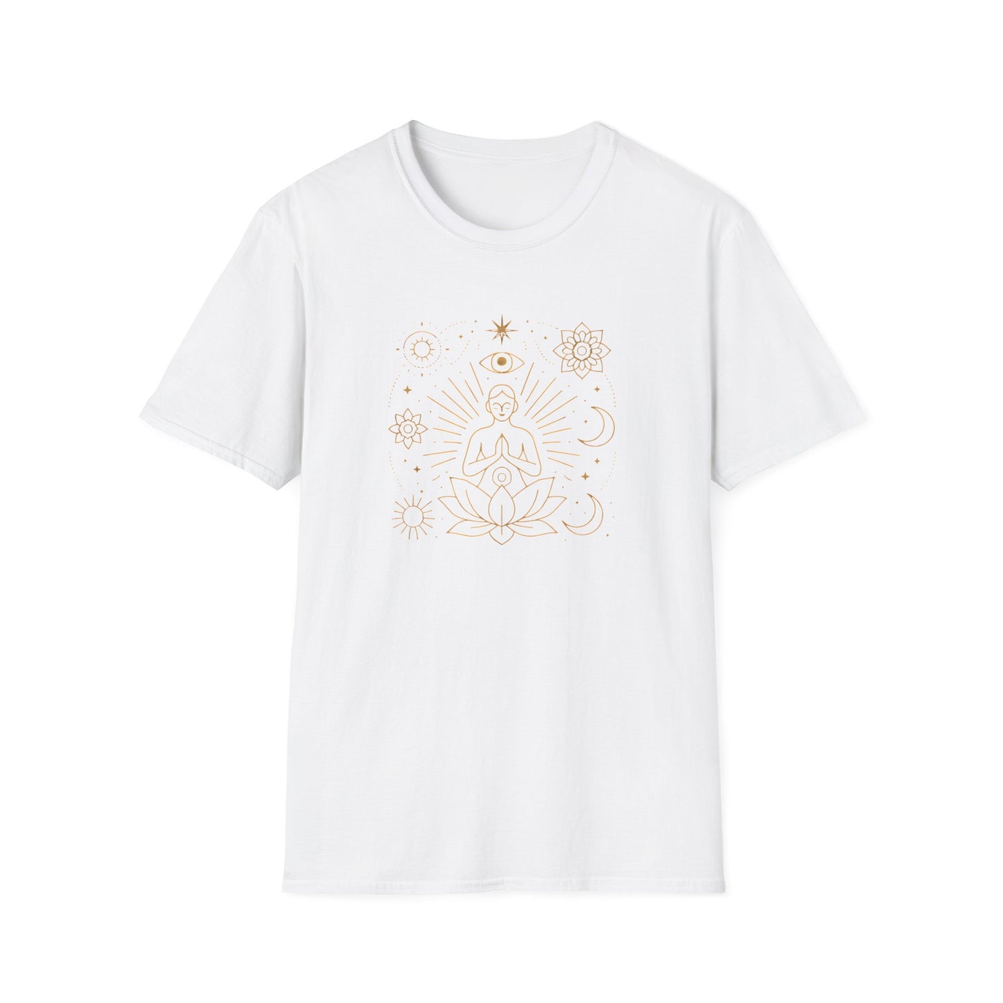 Celestial Lotus Meditation T-Shirt