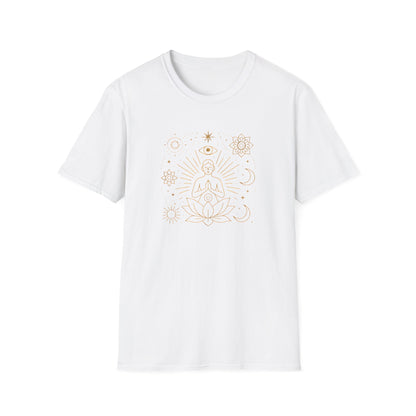 Celestial Lotus Meditation T-Shirt