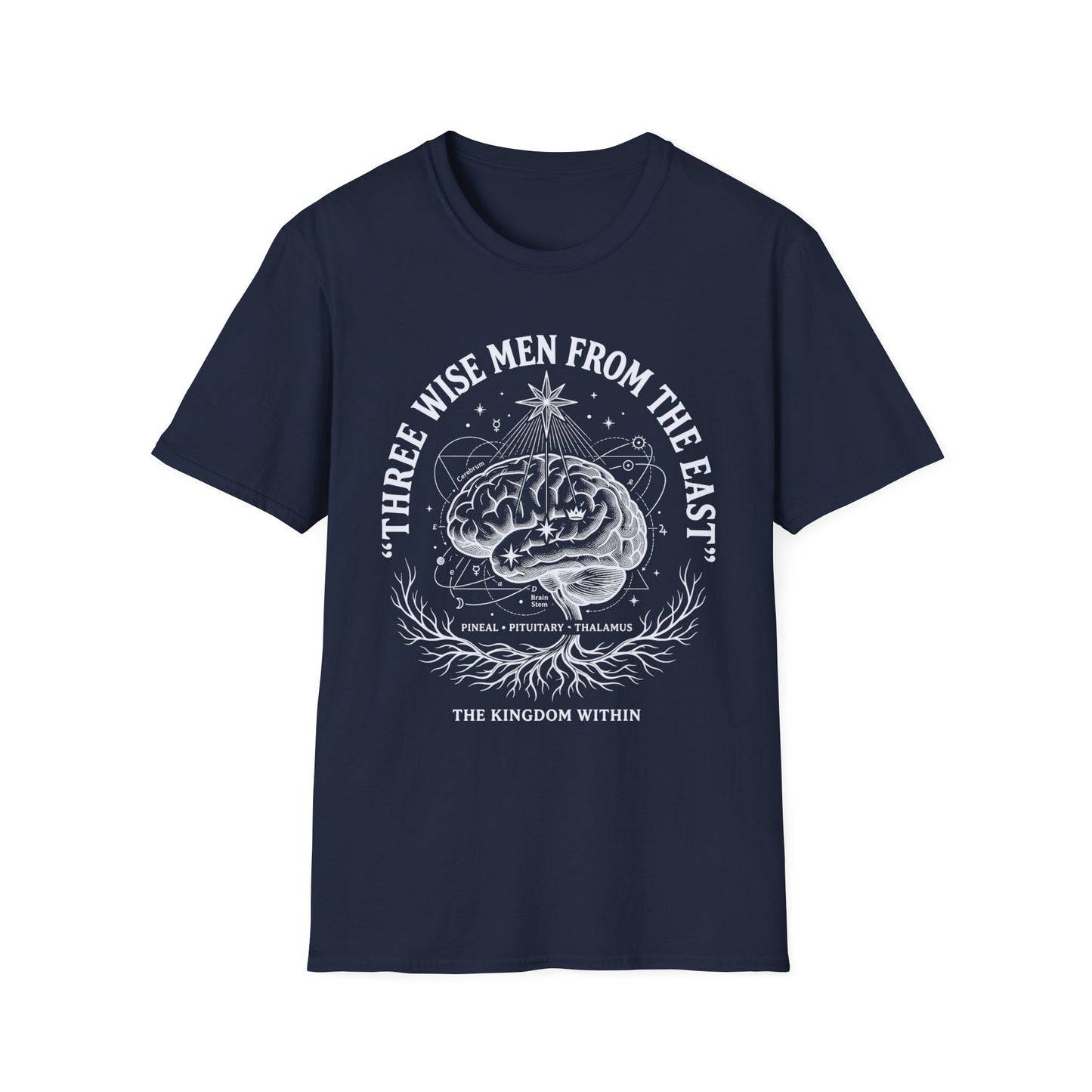 Three Wise Men From The East Brain Graphic T-Shirt — Spiritual Astrology Vintage Tee