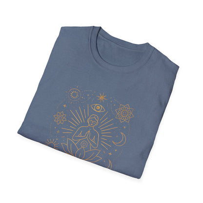 Celestial Lotus Meditation T-Shirt