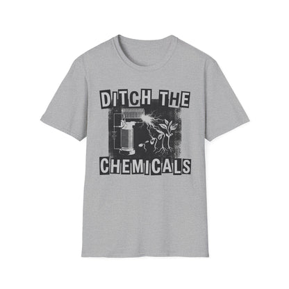 Ditch The Chemicals T‑Shirt — Vintage Eco-Friendly Protest Tee
