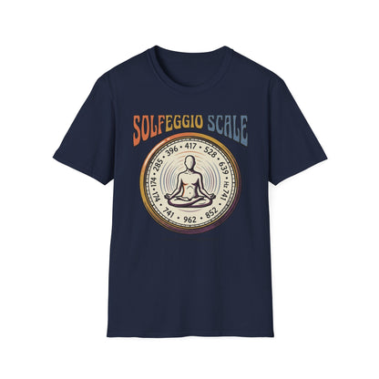 Solfeggio Scale T-Shirt — Chakra Healing Frequencies Tee