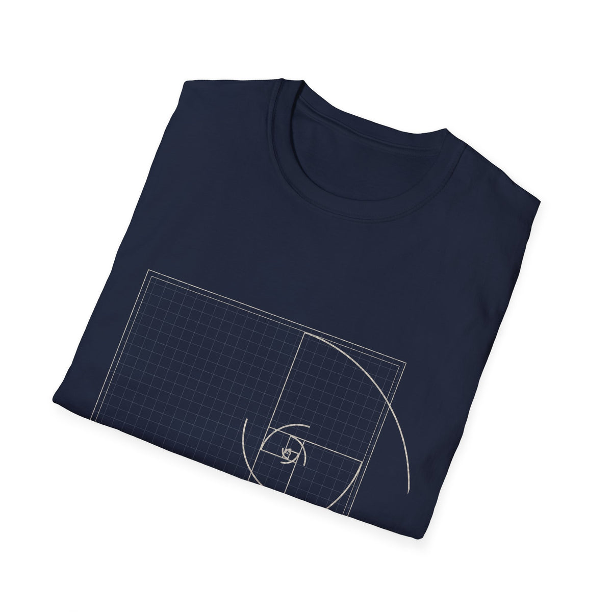Golden Spiral T-Shirt — Fibonacci Sacred Geometry Tee