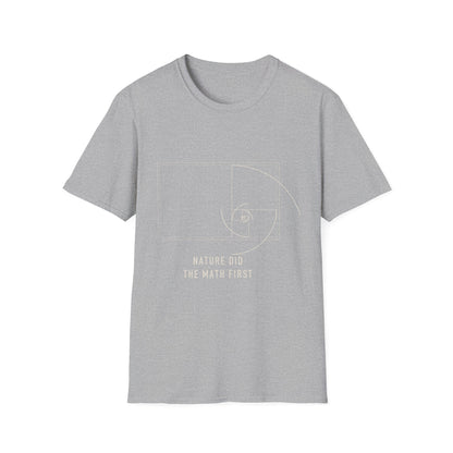 Golden Spiral T-Shirt — Fibonacci Sacred Geometry Tee