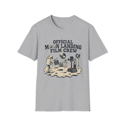 Moon Landing Film Crew T-Shirt — "Official Moon Landing Film Crew" Retro Space Tee