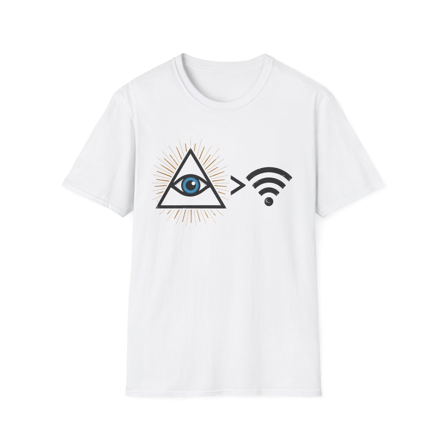Third Eye Is Greater than WiFi Softstyle T-Shirt