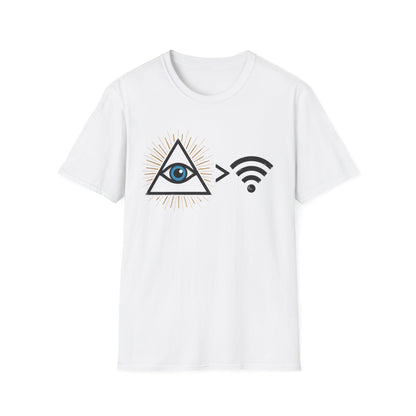 Third Eye Is Greater than WiFi Softstyle T-Shirt