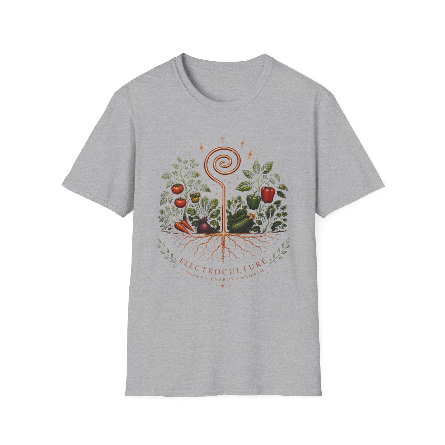 Garden Magic T‑Shirt — Whimsical Spiral Plant Design (Grow Through Anything)