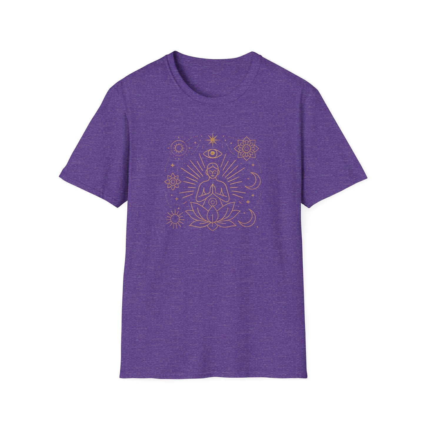 Celestial Lotus Meditation T-Shirt