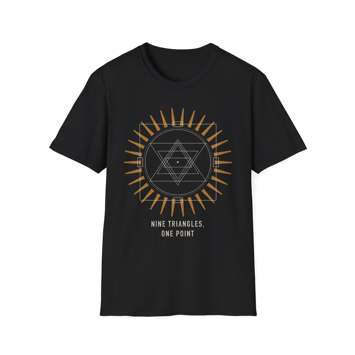 Sri Yantra T-Shirt — Nine Triangles Meditation Graphic Tee