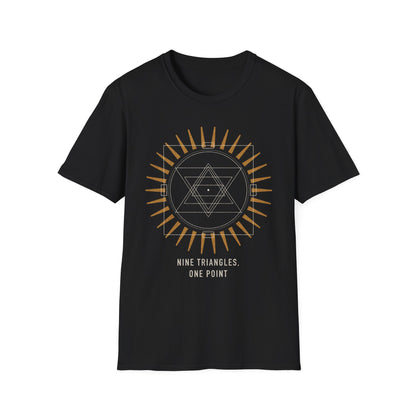 Sri Yantra T-Shirt — Nine Triangles Meditation Graphic Tee