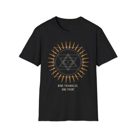 Sri Yantra T-Shirt — Nine Triangles Meditation Graphic Tee