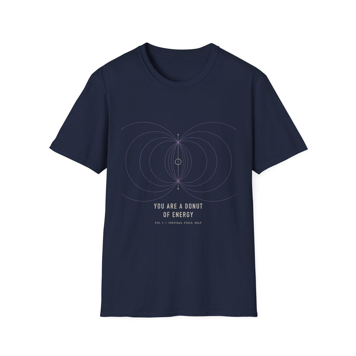 Torus Field T-Shirt — Energy Flow Diagram Graphic Tee