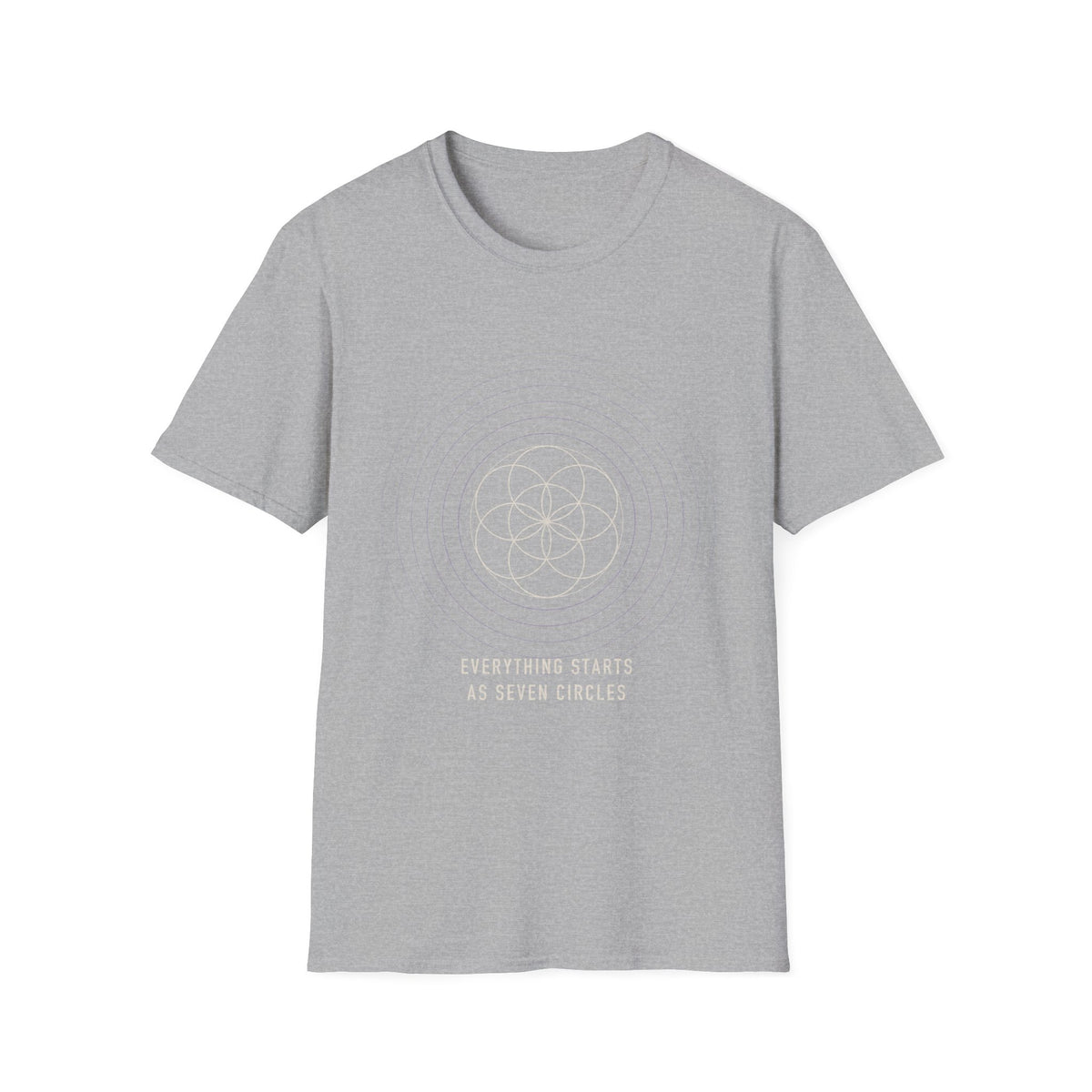Seed of Life T-Shirt — Sacred Geometry Seven Circles Tee