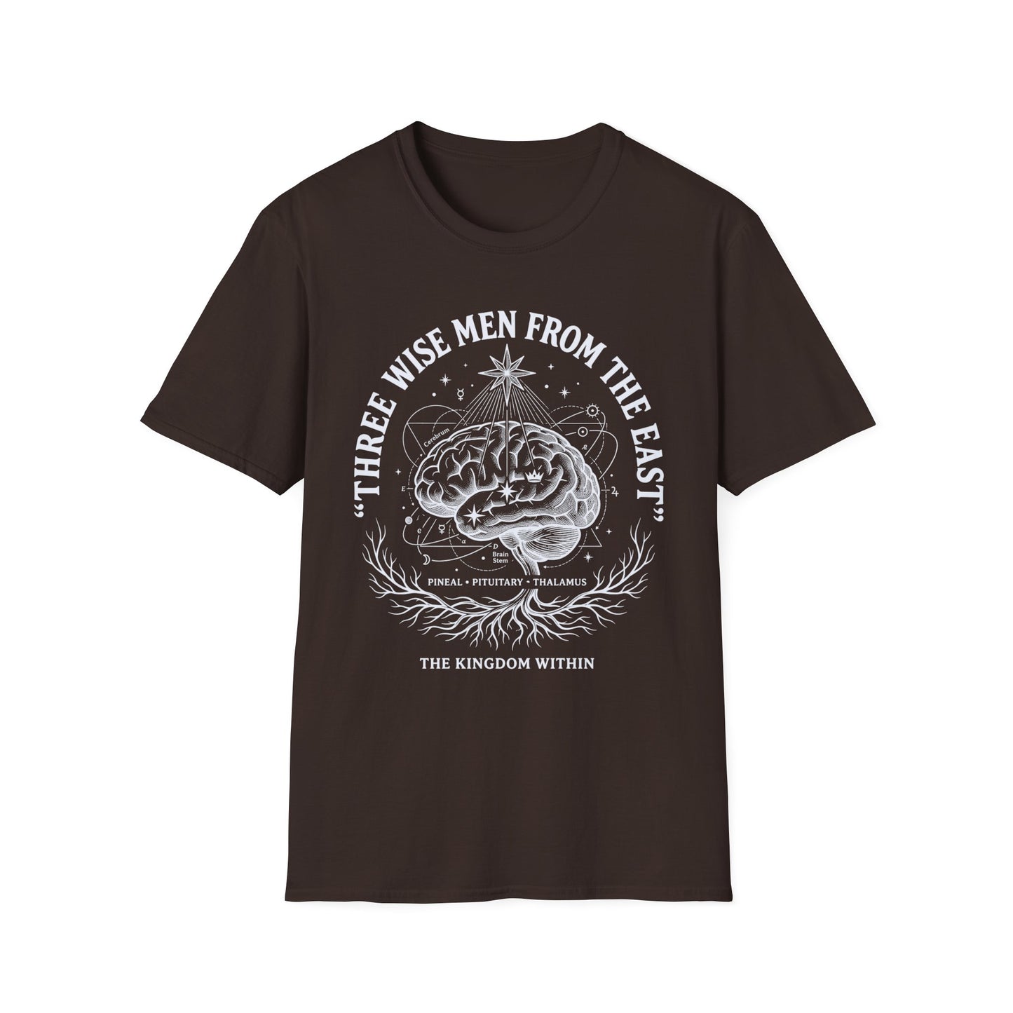 Three Wise Men From The East Brain Graphic T-Shirt — Spiritual Astrology Vintage Tee