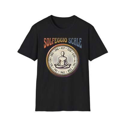 Solfeggio Scale T-Shirt — Chakra Healing Frequencies Tee