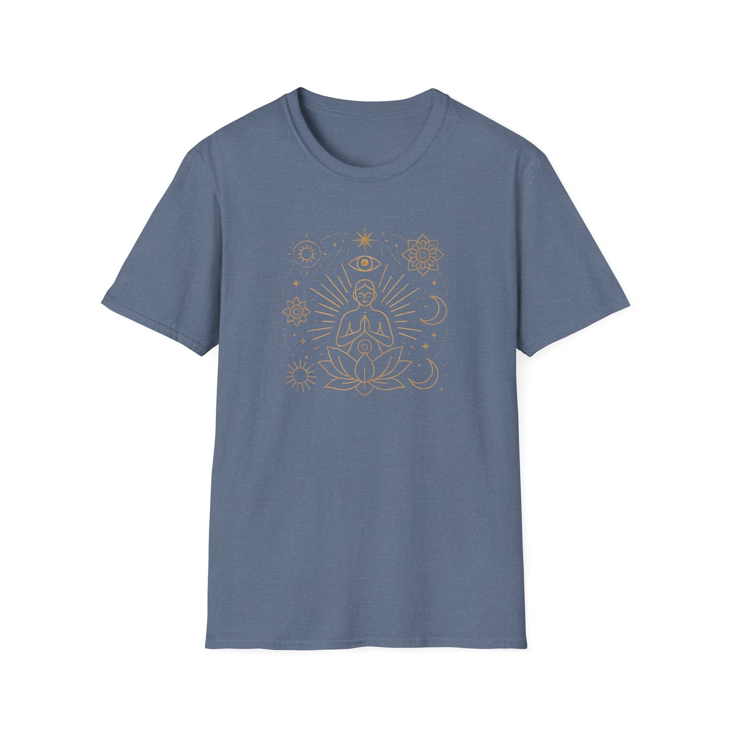 Celestial Lotus Meditation T-Shirt