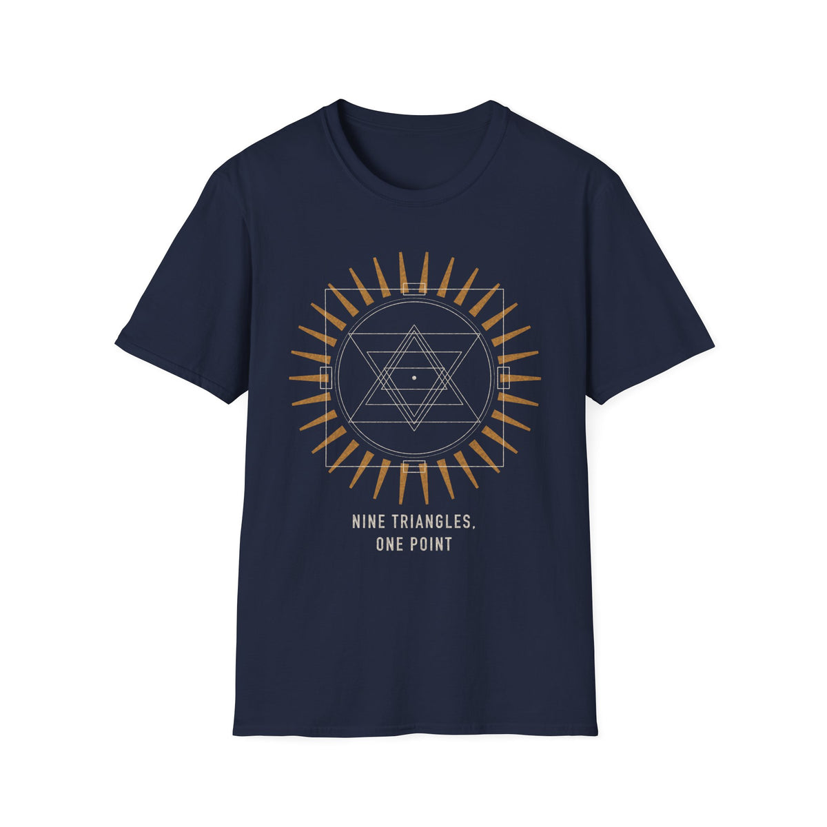 Sri Yantra T-Shirt — Nine Triangles Meditation Graphic Tee