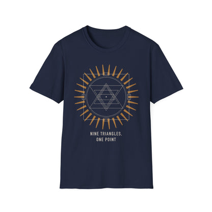 Sri Yantra T-Shirt — Nine Triangles Meditation Graphic Tee