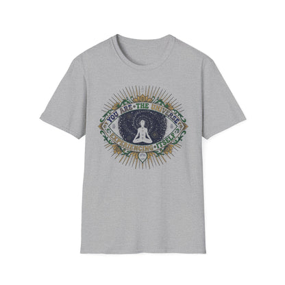 Meditation Tee — "You Are the Universe" Spiritual Graphic T-Shirt