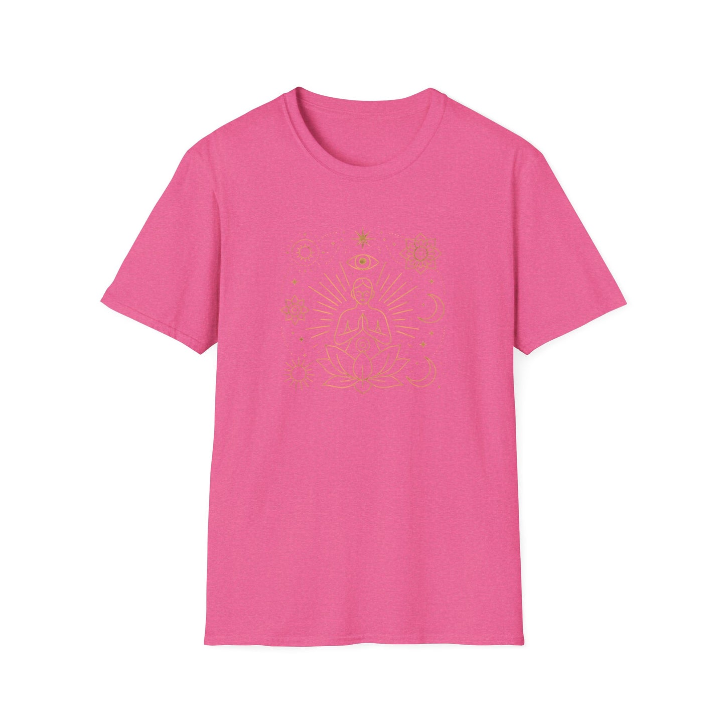 Celestial Lotus Meditation T-Shirt