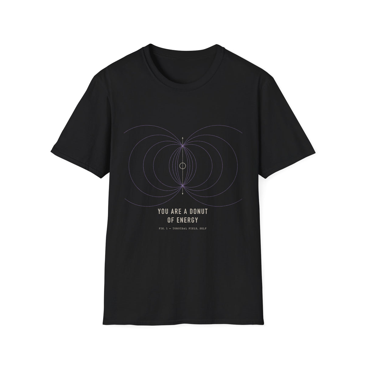 Torus Field T-Shirt — Energy Flow Diagram Graphic Tee
