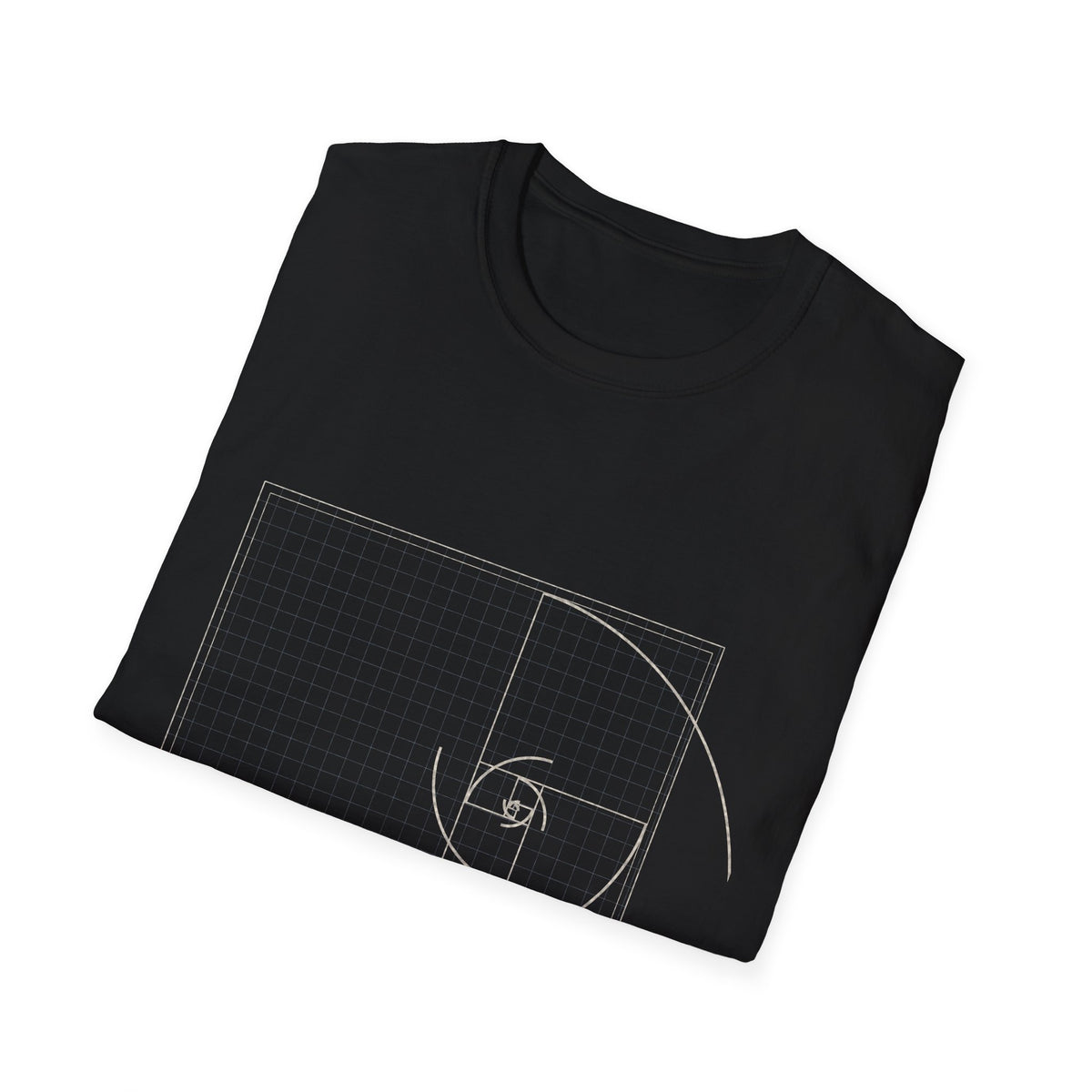 Golden Spiral T-Shirt — Fibonacci Sacred Geometry Tee