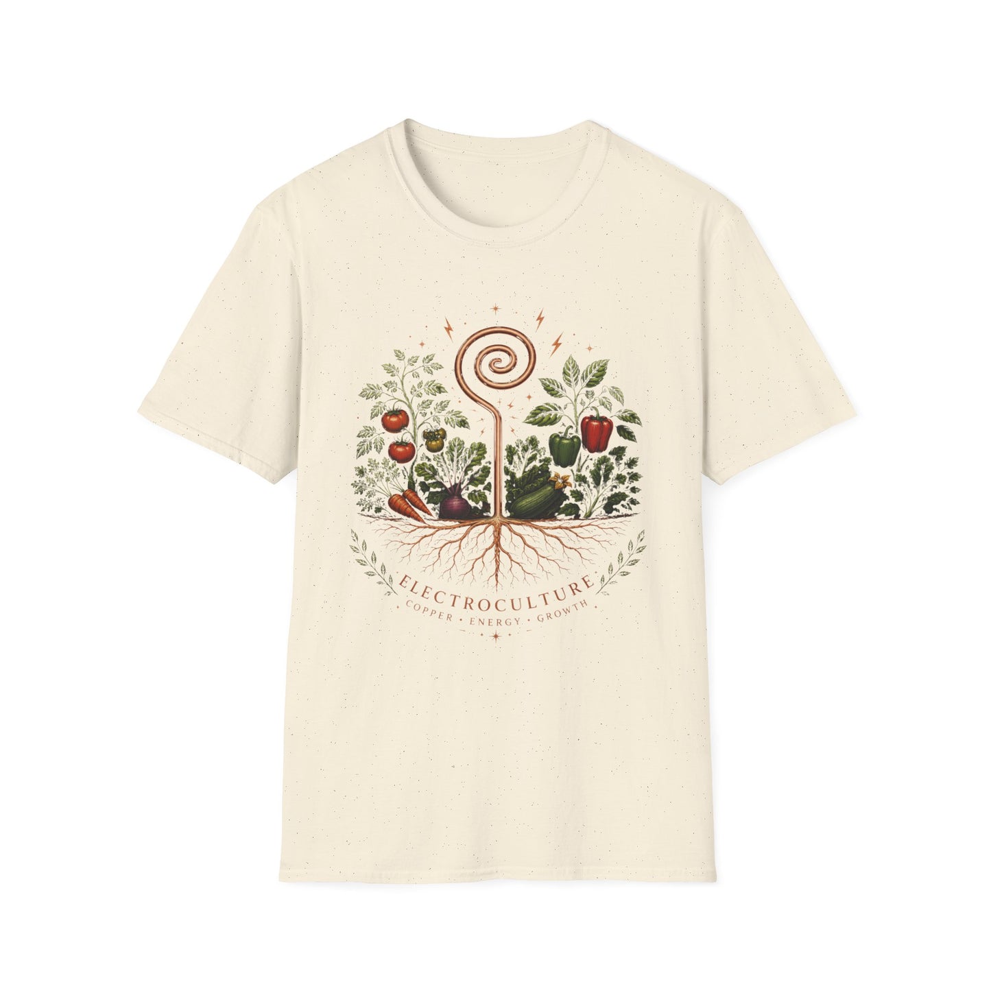 Garden Magic T‑Shirt — Whimsical Spiral Plant Design (Grow Through Anything)