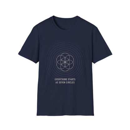 Seed of Life T-Shirt — Sacred Geometry Seven Circles Tee