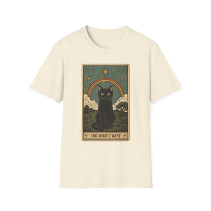 I Do What I Want Cat Tarot  T-Shirt