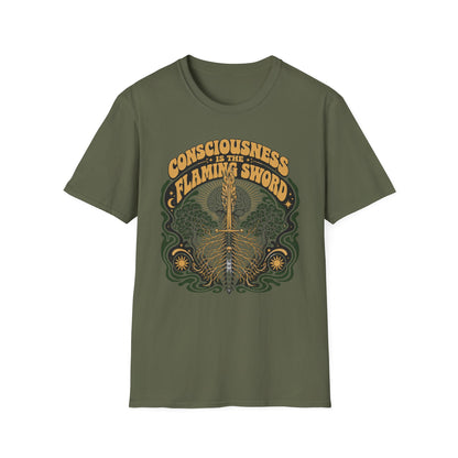 Consciousness Is The Flaming Sword T-Shirt