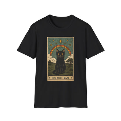 I Do What I Want Cat Tarot  T-Shirt