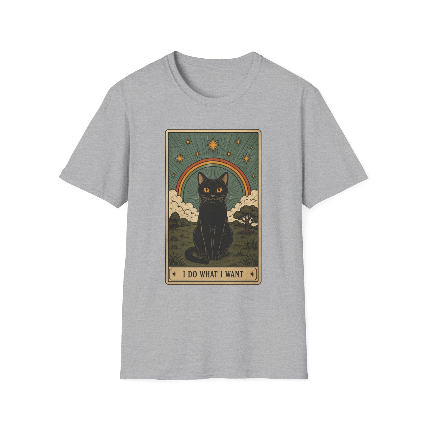I Do What I Want Cat Tarot  T-Shirt