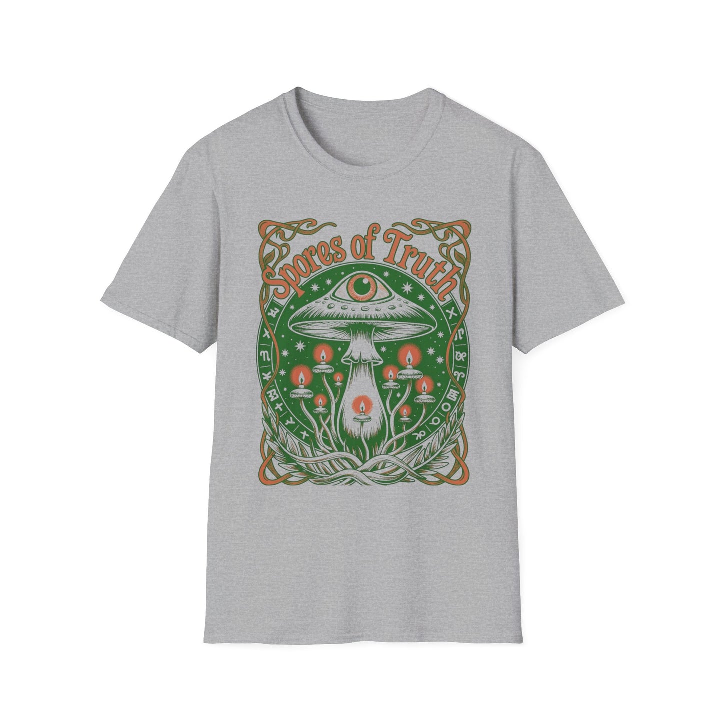 Mushroom 'Spores of Truth' T-Shirt — Psychedelic Fungi Graphic Tee