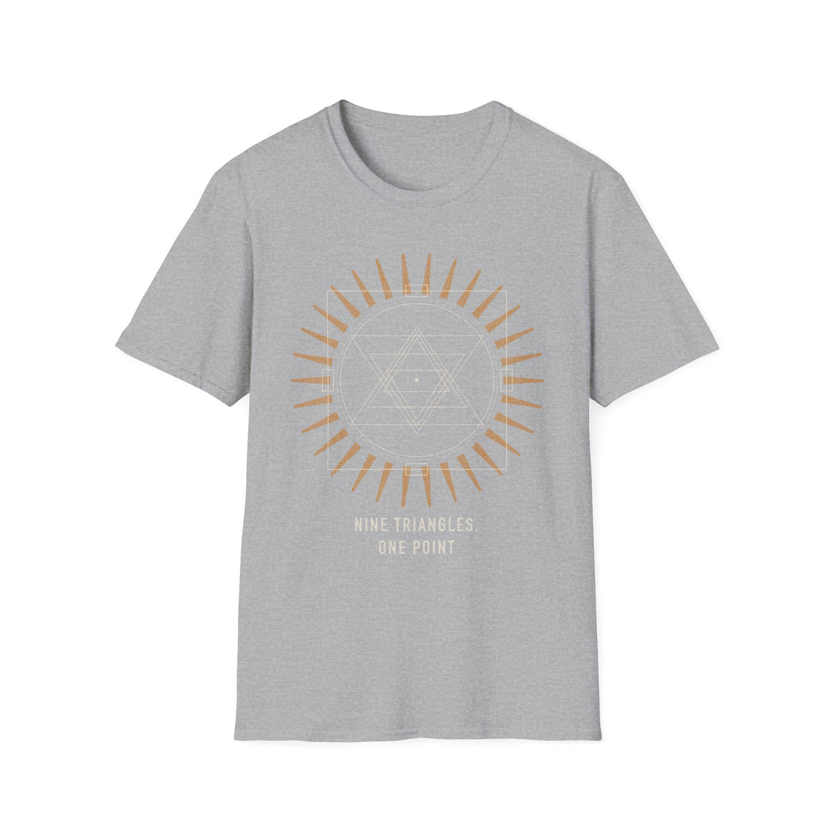 Sri Yantra T-Shirt — Nine Triangles Meditation Graphic Tee