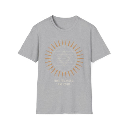Sri Yantra T-Shirt — Nine Triangles Meditation Graphic Tee