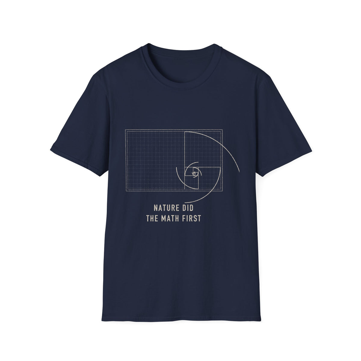 Golden Spiral T-Shirt — Fibonacci Sacred Geometry Tee