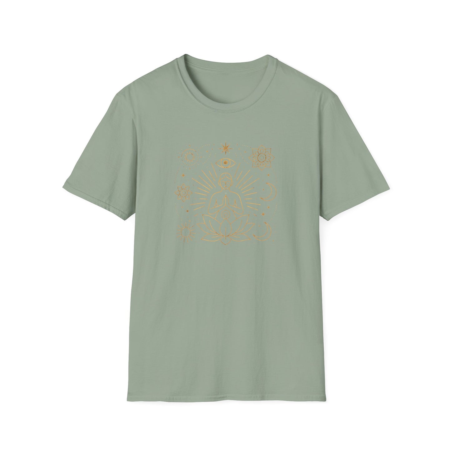Celestial Lotus Meditation T-Shirt