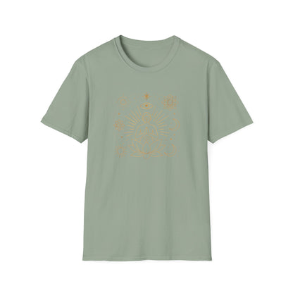 Celestial Lotus Meditation T-Shirt