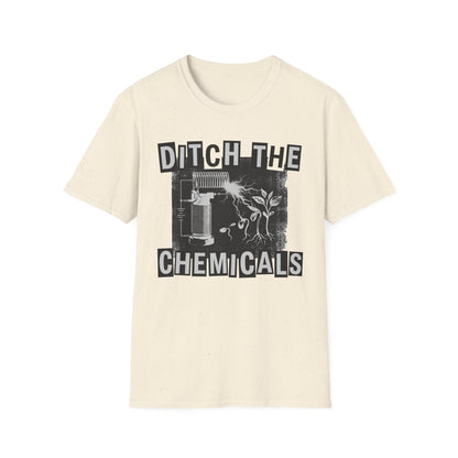 Ditch The Chemicals T‑Shirt — Vintage Eco-Friendly Protest Tee