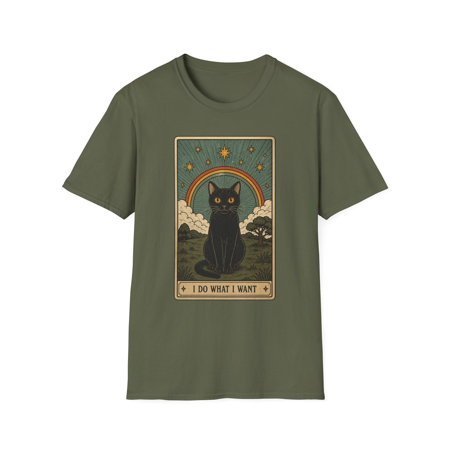 I Do What I Want Cat Tarot  T-Shirt