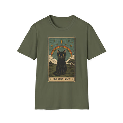 I Do What I Want Cat Tarot  T-Shirt